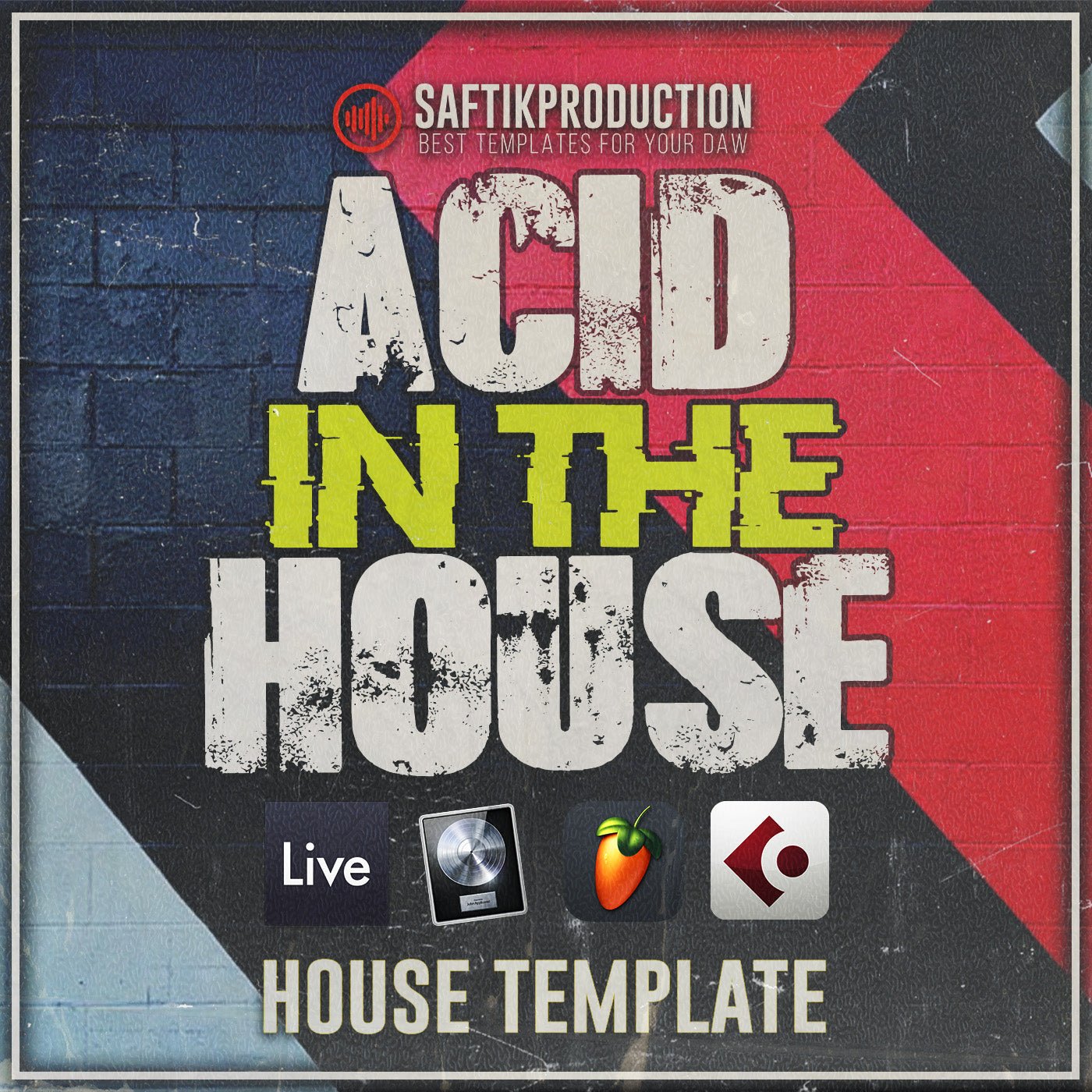 Acid In The House - House Template for Ableton Live, Logic Pro X, Cubase and FL Studio - Saftik - Tunebat Marketplace