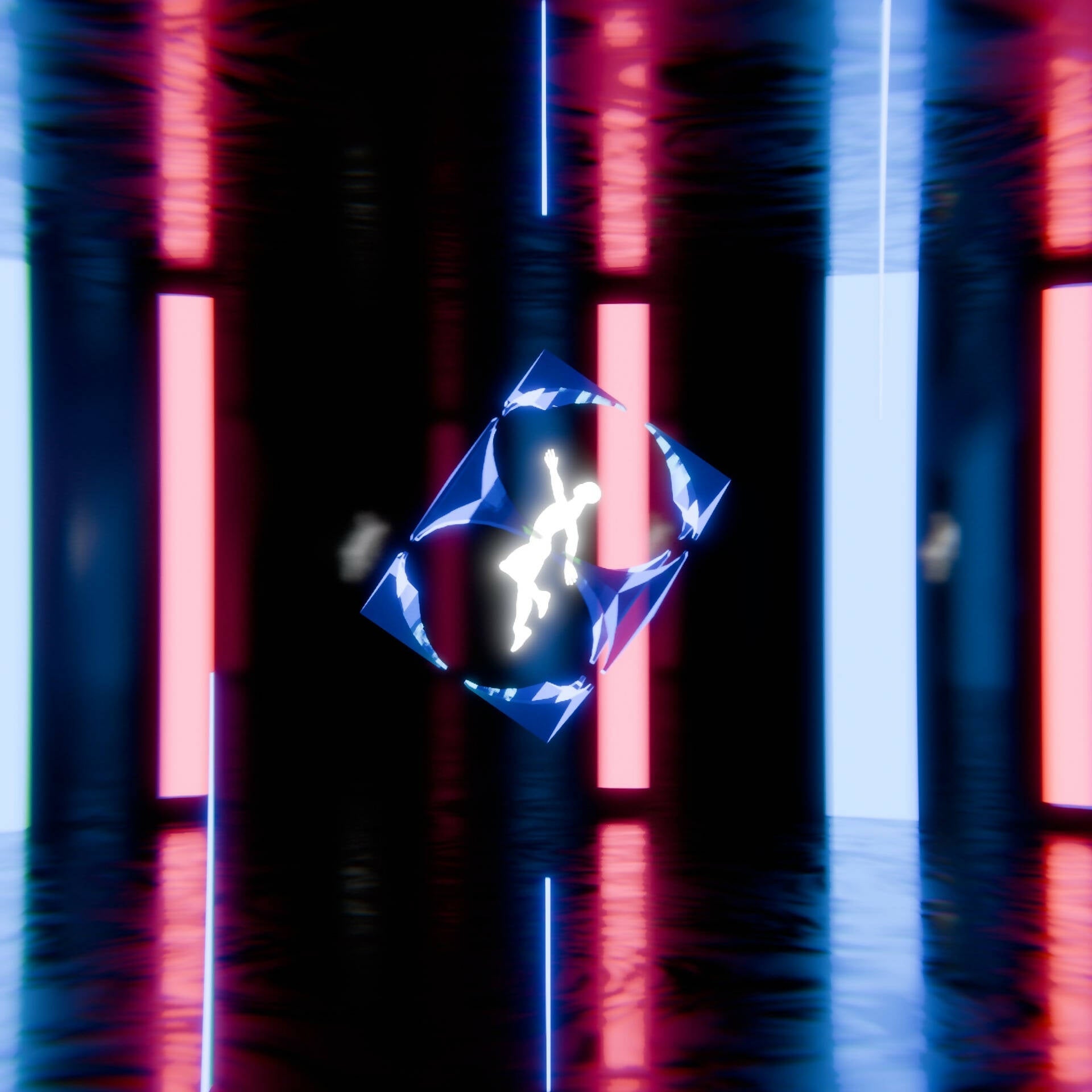Cube Visual Motion Loop Neon Cube Visual / VJ Loop / Animation – Scraps Audio