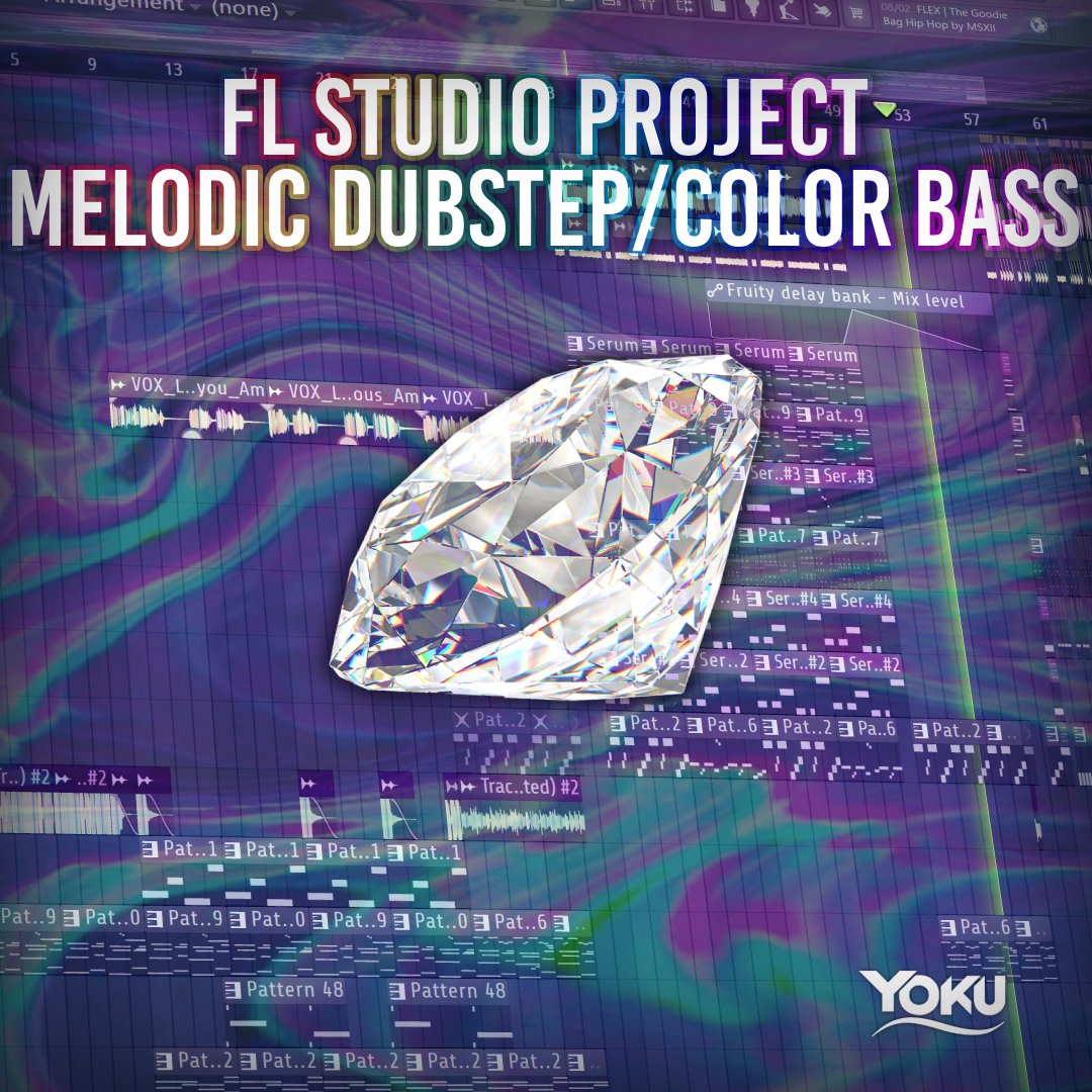Dubstep Colorful Professional Melodic Dubstep/Color Bass FL Studio Project โ Scraps Audio